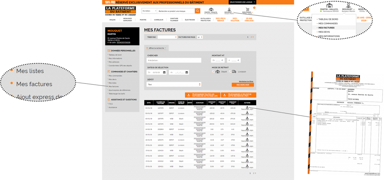 e-factures Plateforme